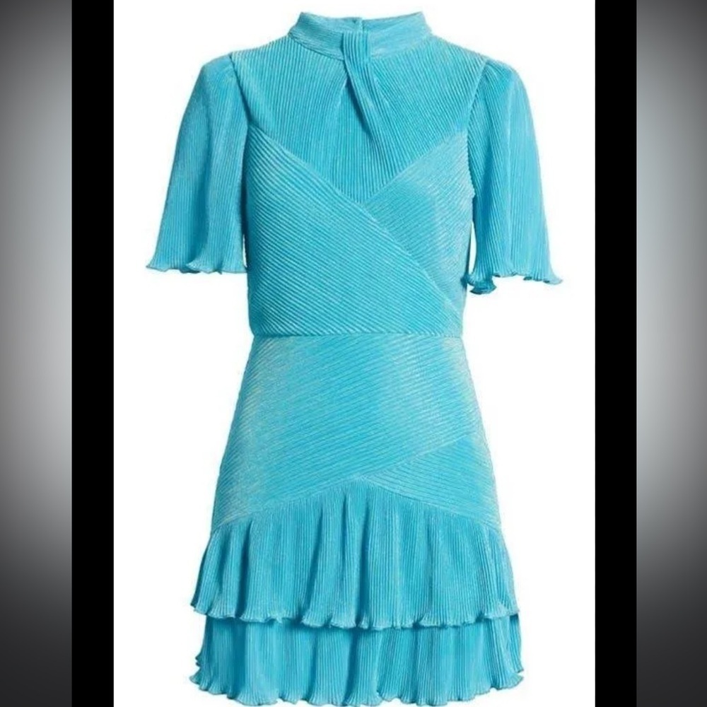 Saylor Marbella Ruffle Texture Dress - Picture 4 of 14